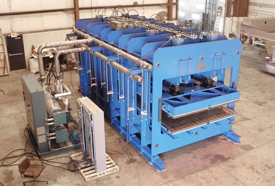 hydraulic bonding press